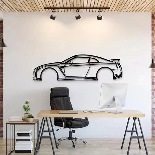 Quadro Decorativo Carro Nissan Gtr R35 - Loja GTS Customs