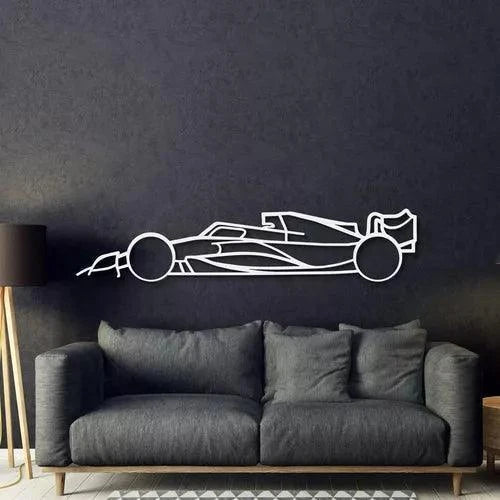 Quadro Decorativo Carro Formula 1 Horizontal - Loja GTS Customs