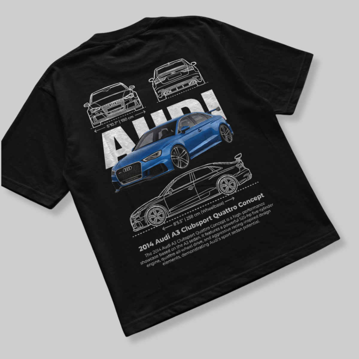 Camiseta Audi A3 Clubsport Quattro Concept - GTS177