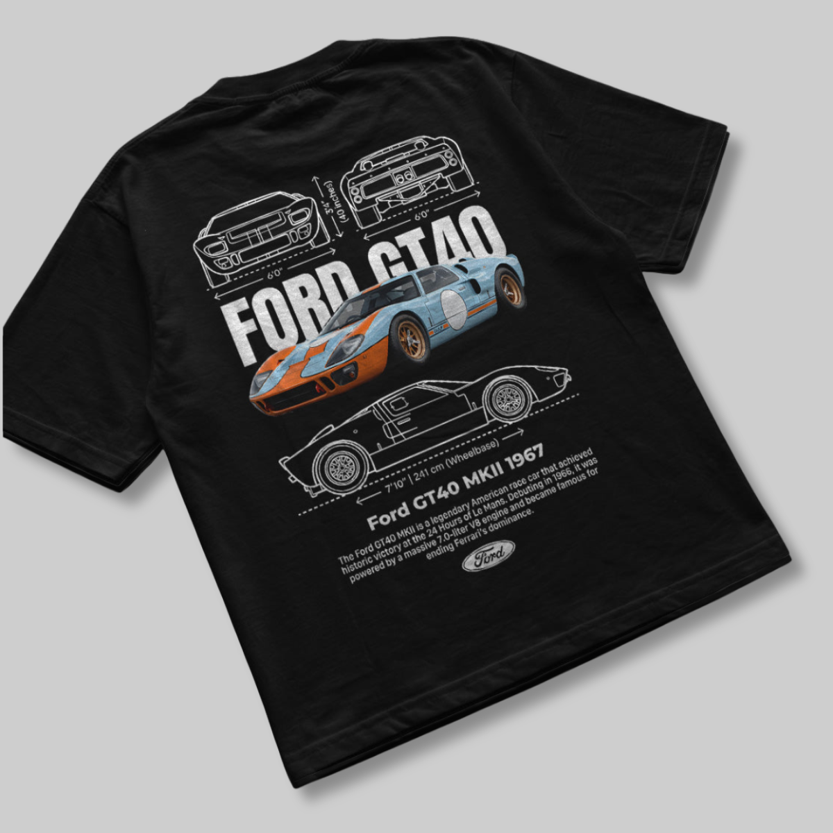 Camiseta Ford GT40 1967 - GTS192