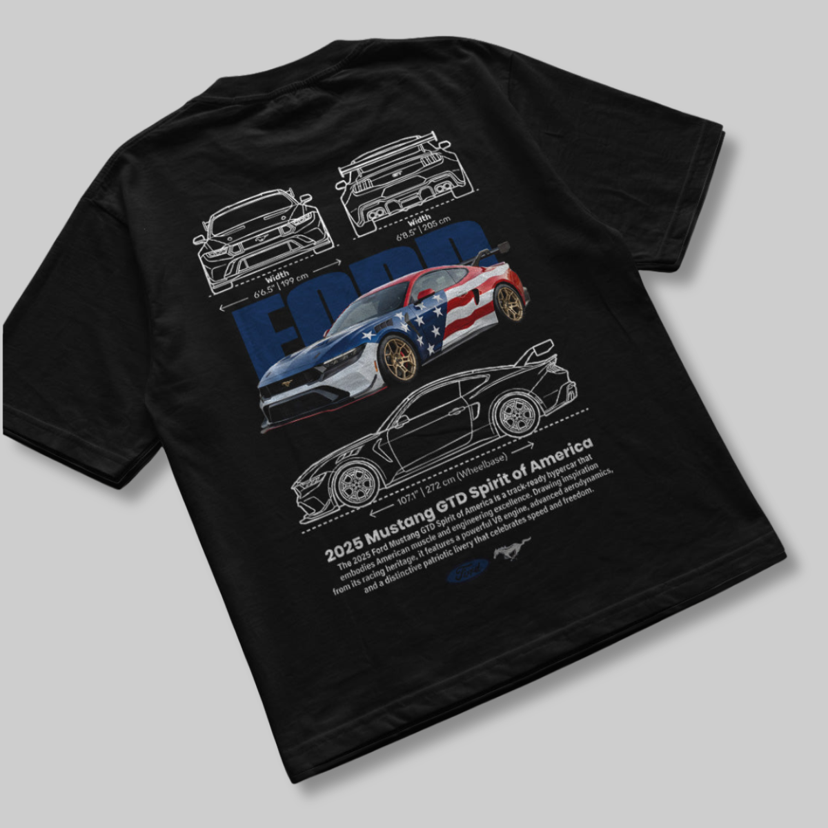 Camiseta Ford Mustang GTD - GTS194