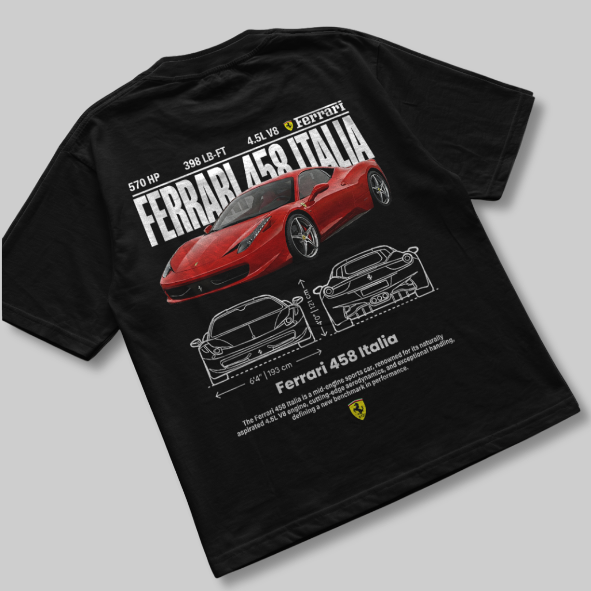 Camiseta Ferrari 458 Italia - GTS214