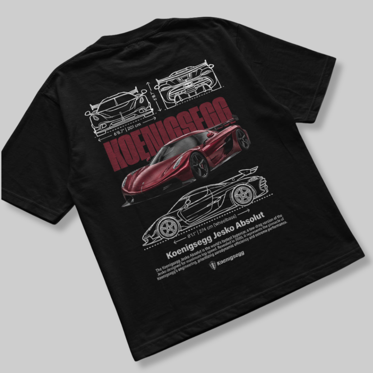 Camiseta Koenigsegg Jesko Absolut - GTS242