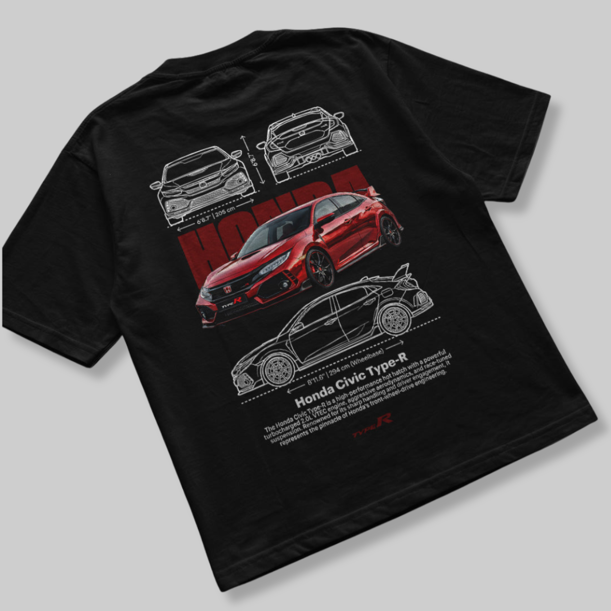 Camiseta Honda Civic Type-R - GTS243