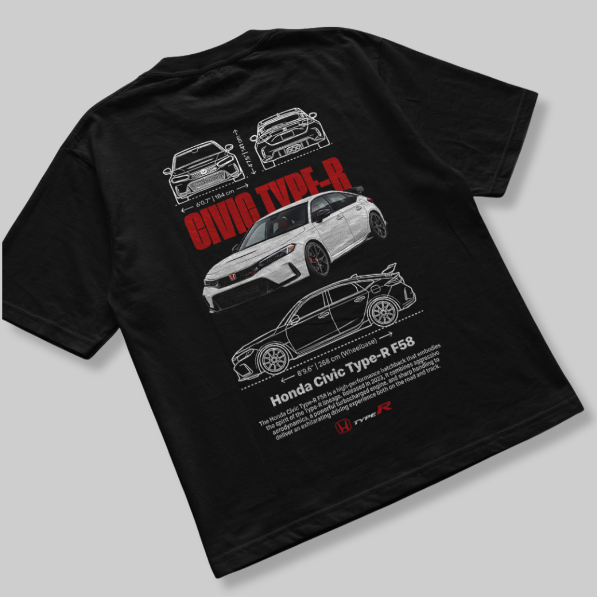 Camiseta Honda Civic Type-R F58 - GTS244
