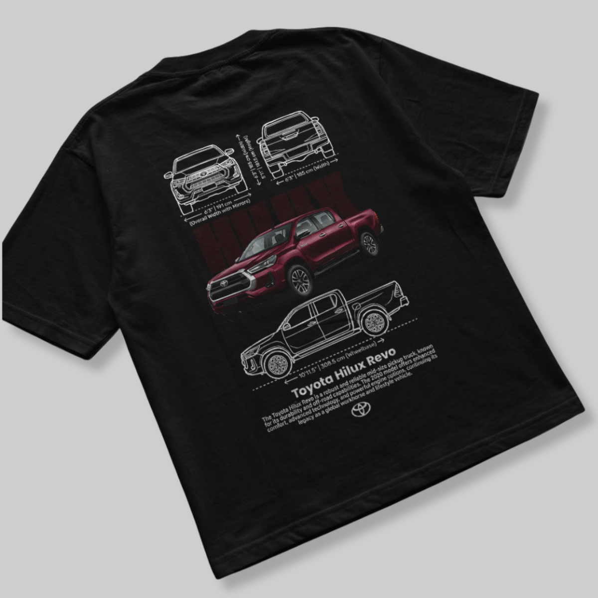 Camiseta Toyota Hilux REVO - GTS245