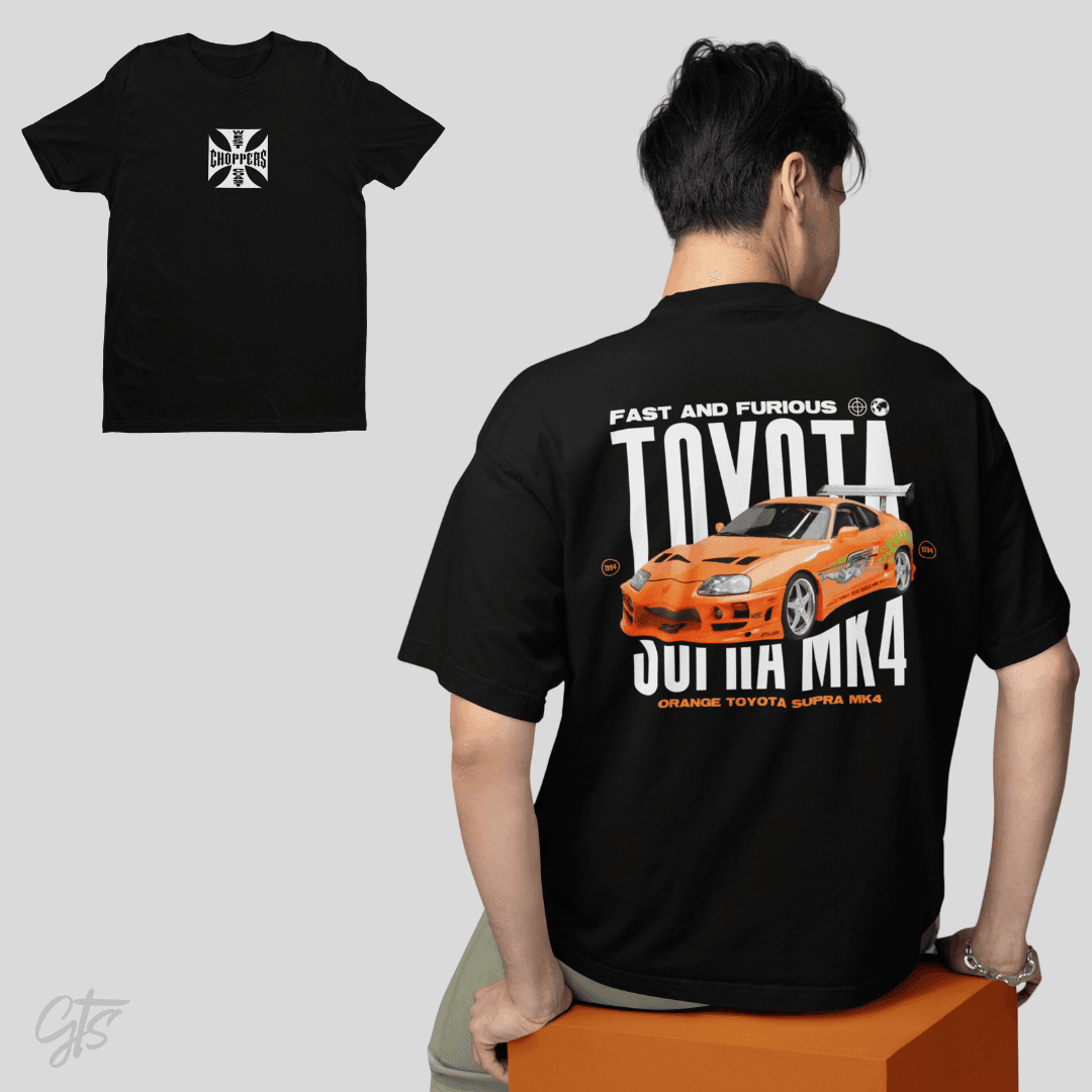 Camiseta do Brian + Supra MK4 Velozes e Furiosos - GTS60-A - Loja GTS Customs