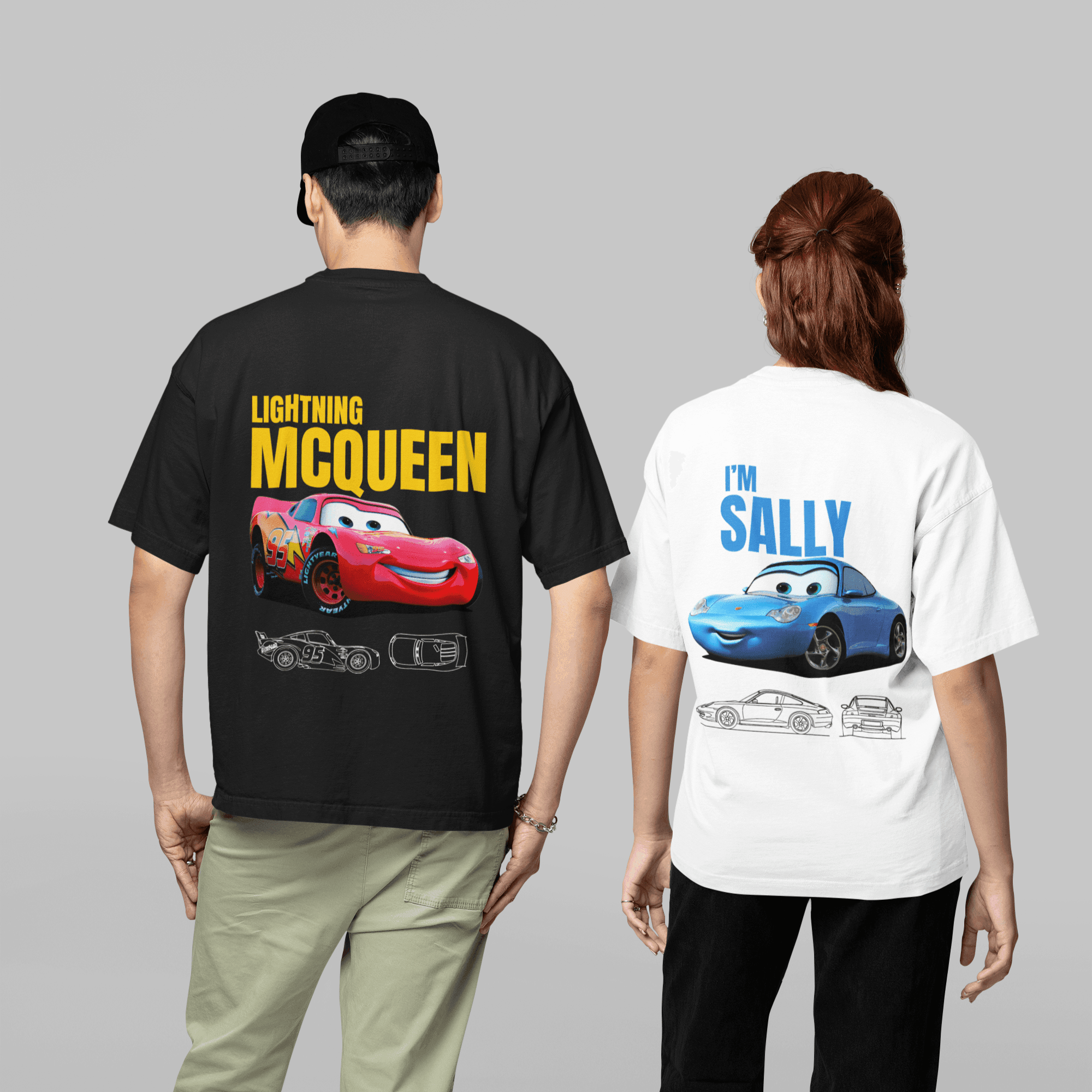 Camiseta Relâmpago Mcqueen  - GTS65-A - Loja GTS Customs