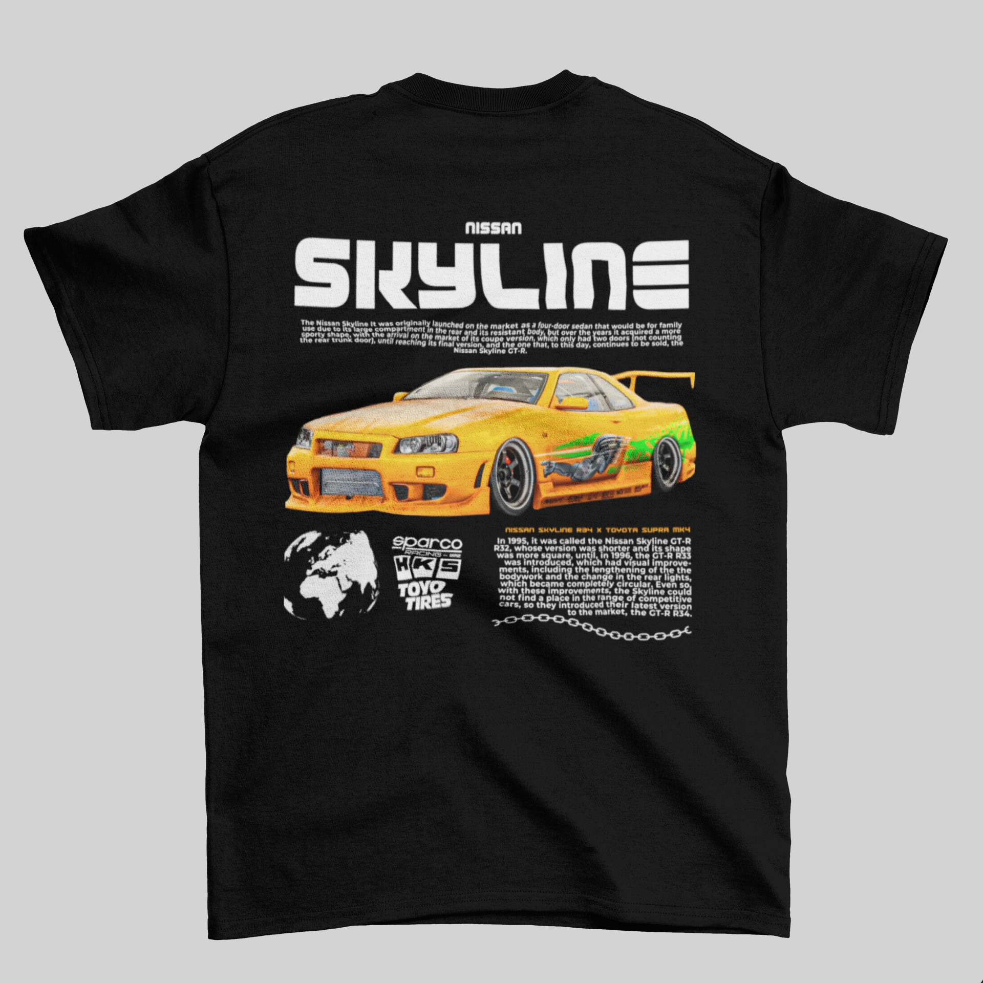 Kit Casal Camisetas Skyline Brian - GTSK17