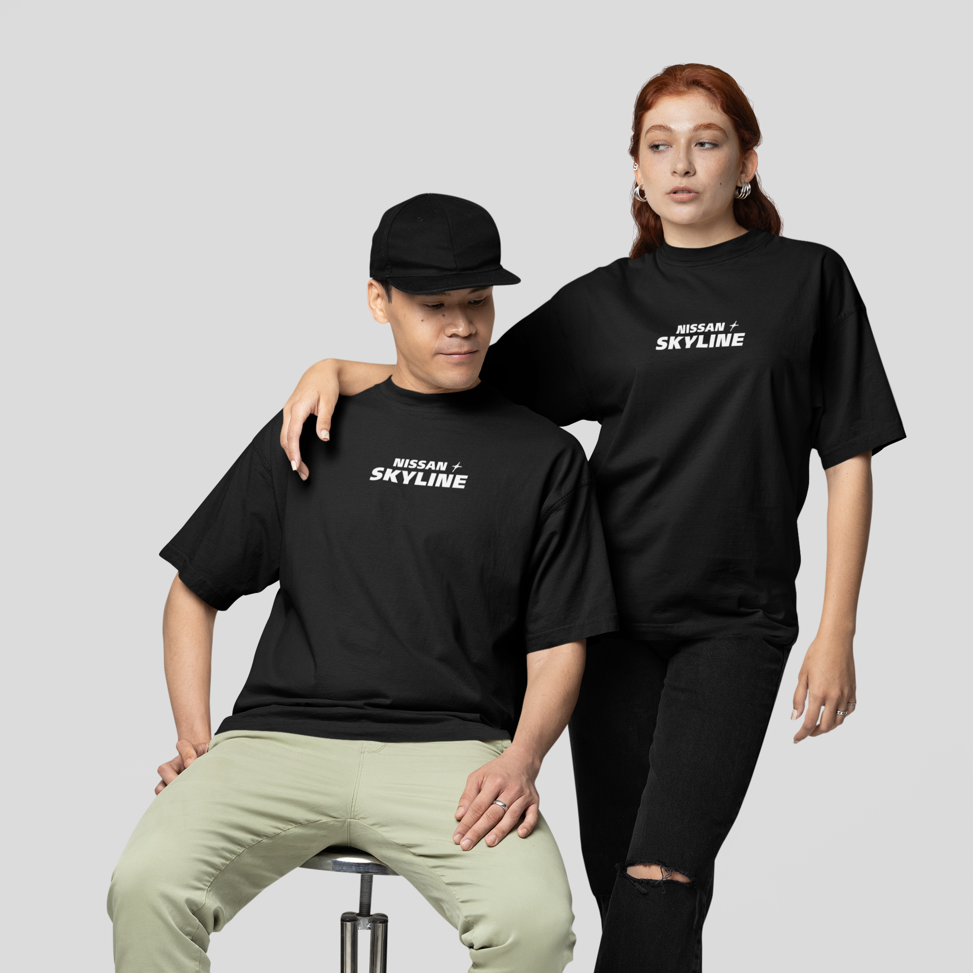 Kit Casal Camisetas Skyline Brian - GTSK17