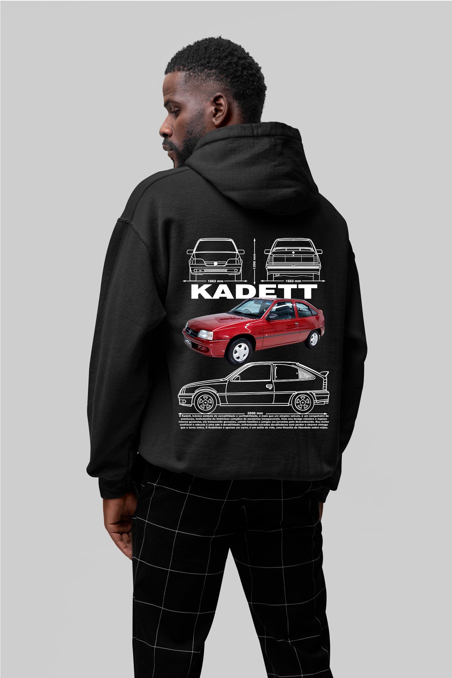 Moletom Com Capuz Chevrolet Kadett - GTSC24 - Loja GTS Customs