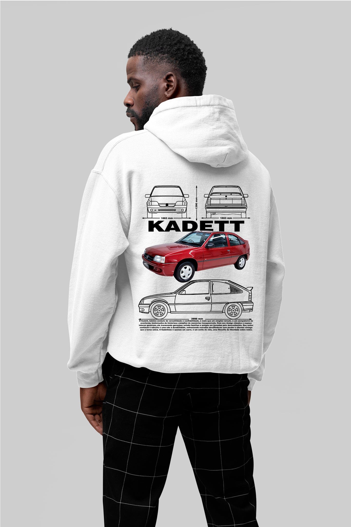 Moletom Com Capuz Chevrolet Kadett - GTSC24 - Loja GTS Customs