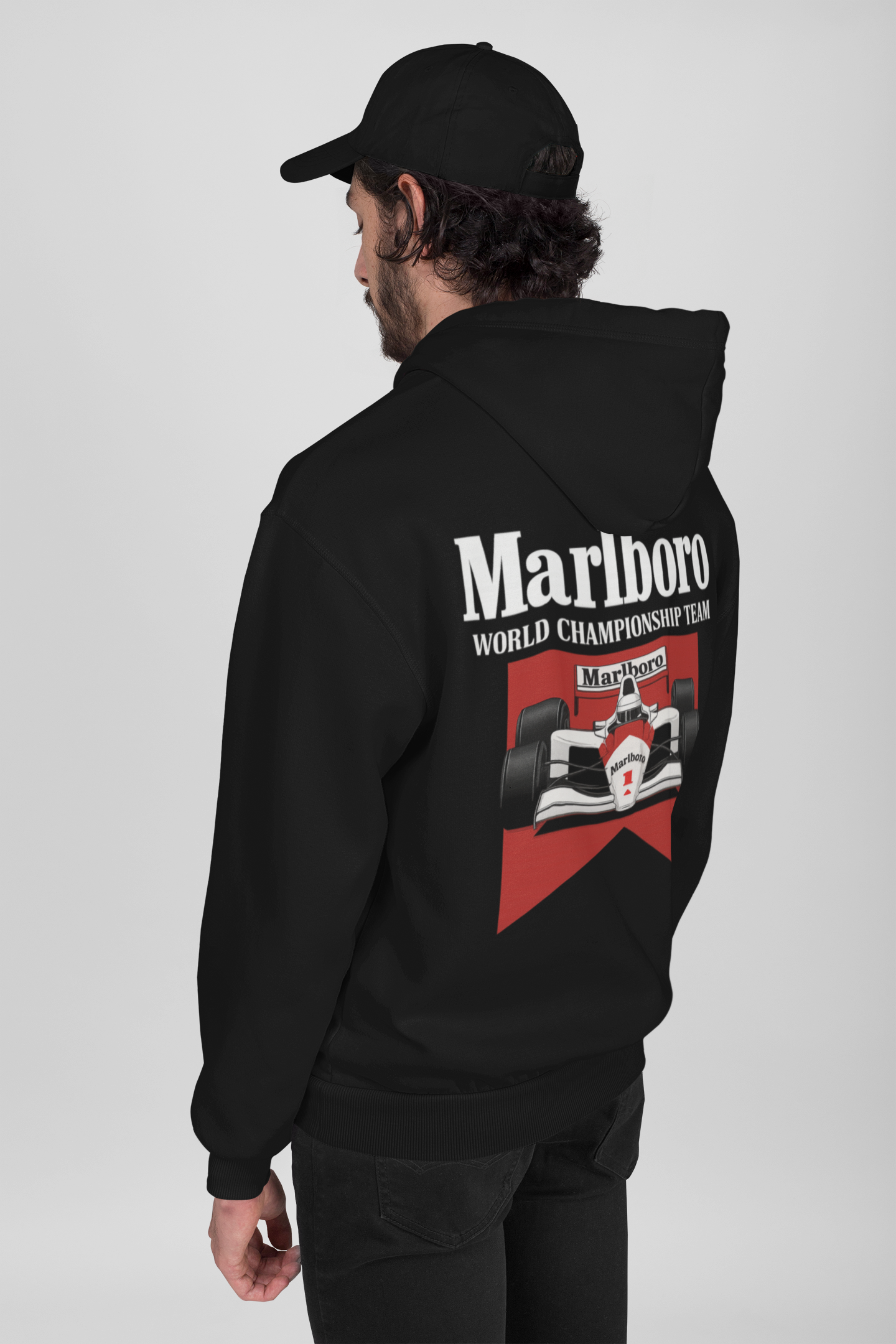 Moletom Com Capuz Formula 1 Marlboro- GTSC40 - Loja GTS Customs