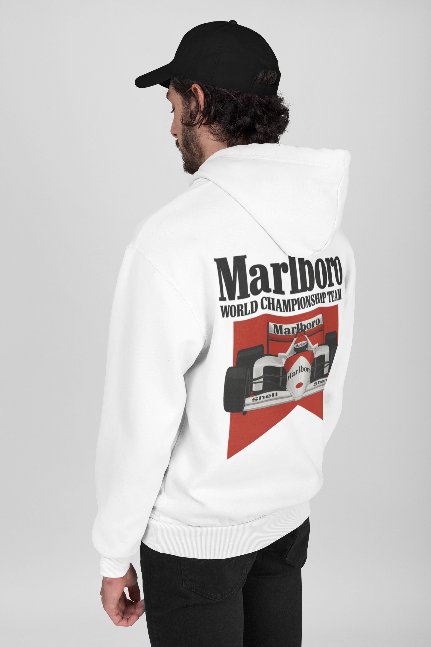 Moletom Com Capuz Formula 1 Marlboro- GTSC40 - Loja GTS Customs