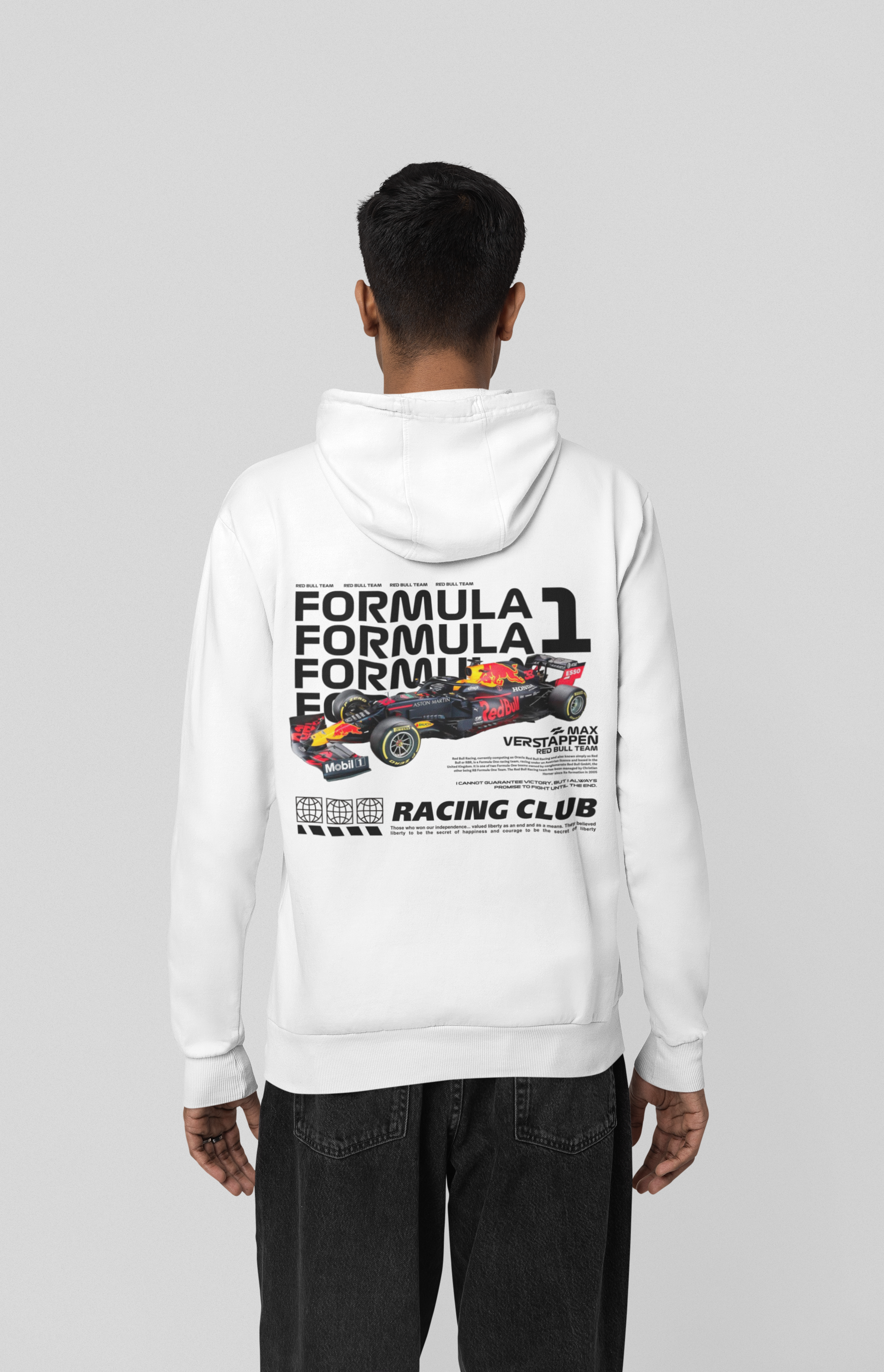 Moletom Com Capuz Formula 1 Max Verstappen - GTSC34 - Loja GTS Customs