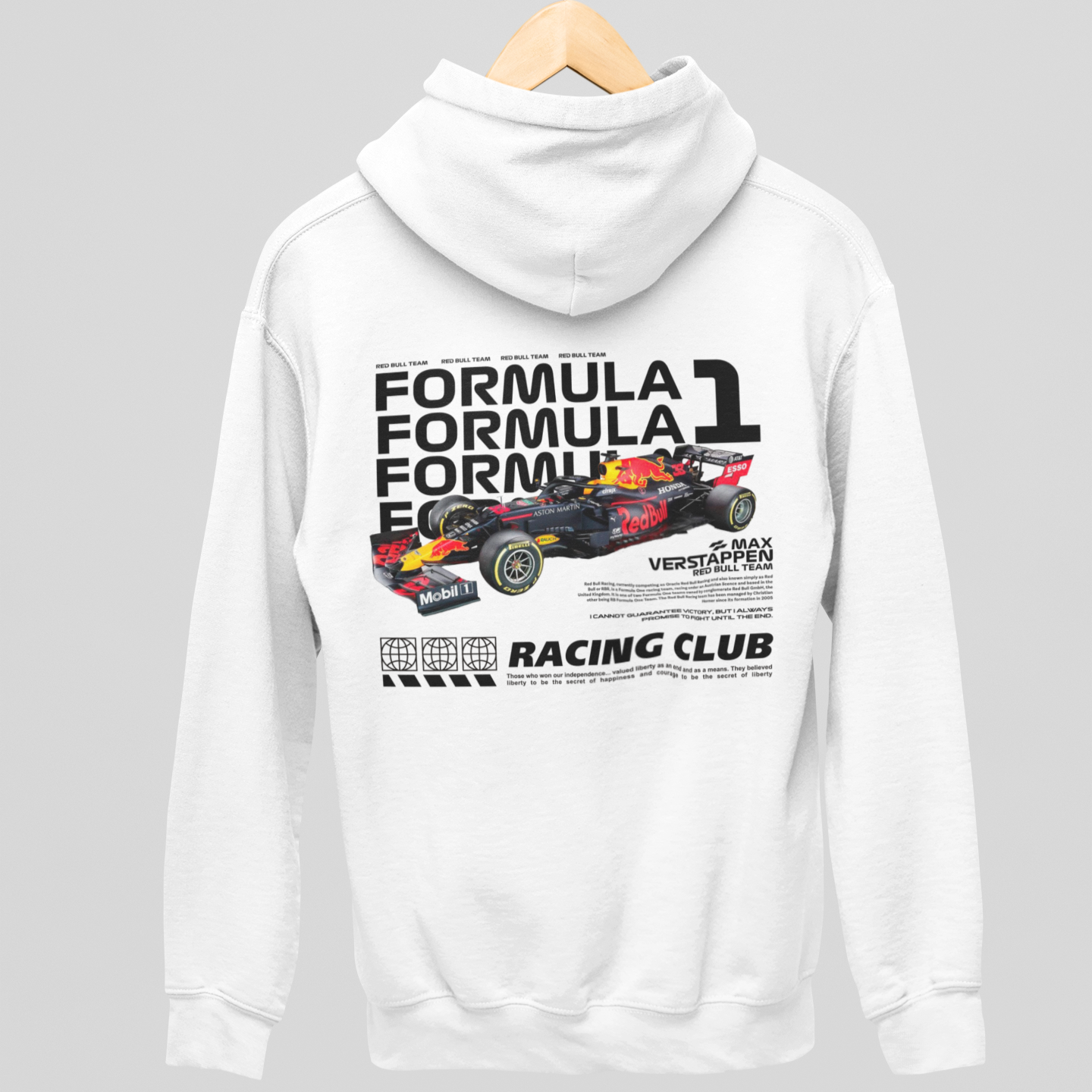 Moletom Com Capuz Formula 1 Max Verstappen - GTSC34 - Loja GTS Customs