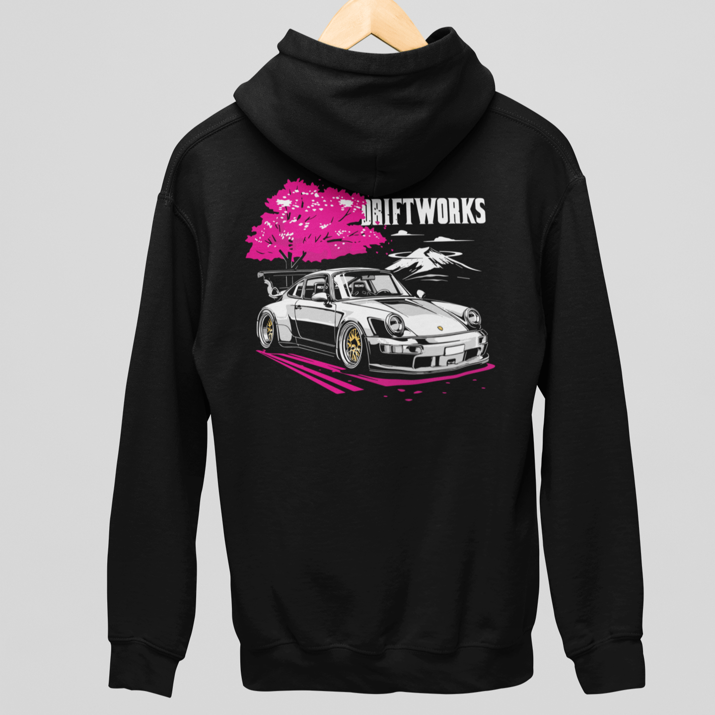 Moletom Com Capuz Porsche DriftWorks - GTSC31 - Loja GTS Customs