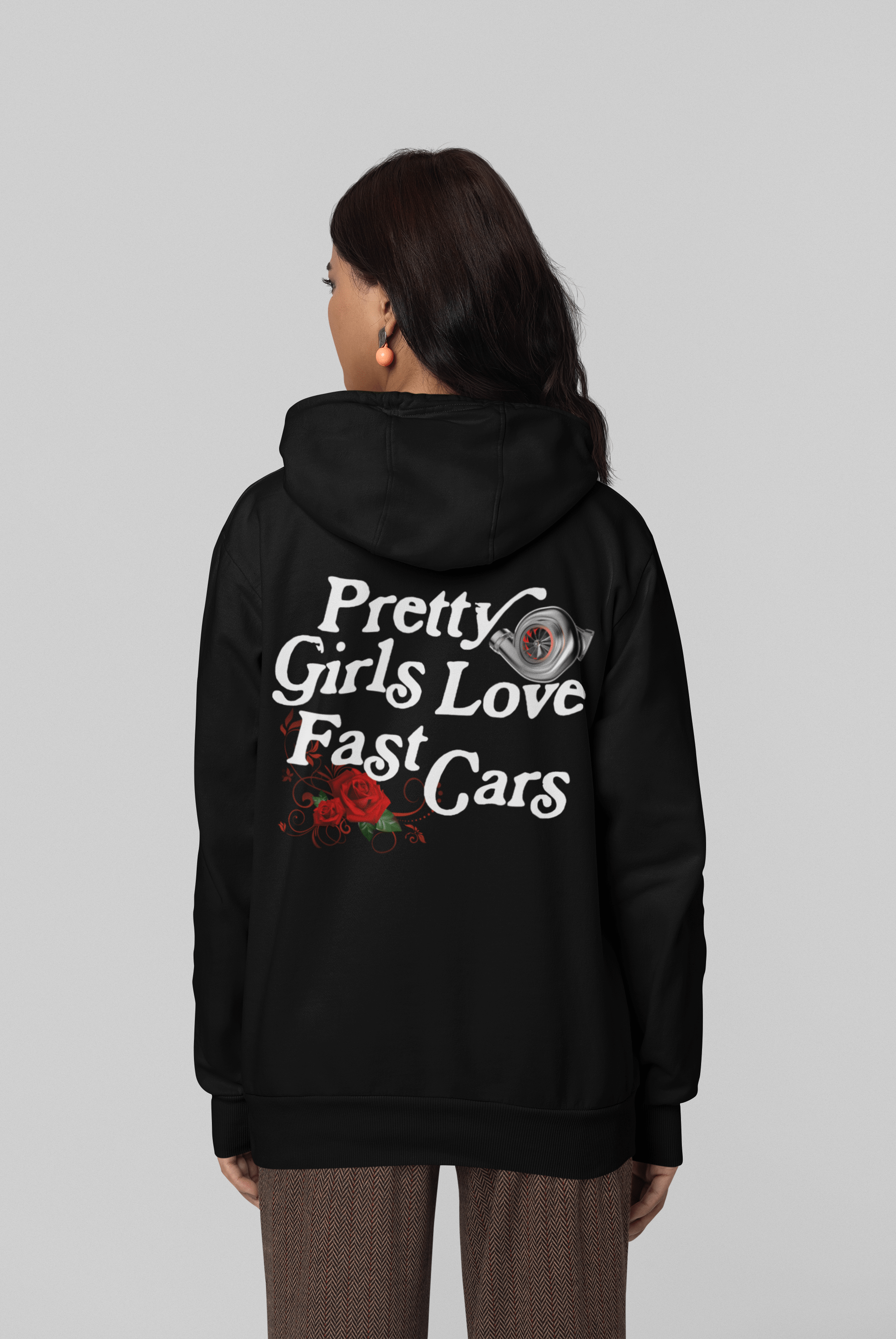 Moletom Com Capuz Pretty Girls Love Fast Cars - GTSC19 - Loja GTS Customs
