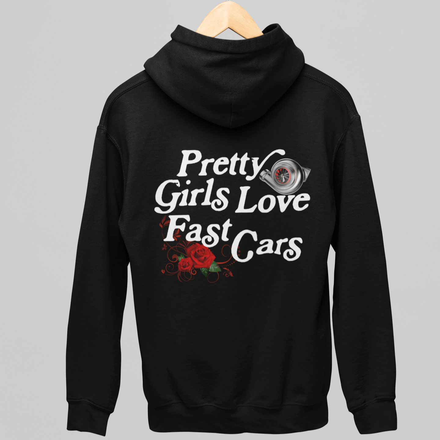 Moletom Com Capuz Pretty Girls Love Fast Cars - GTSC19 - Loja GTS Customs