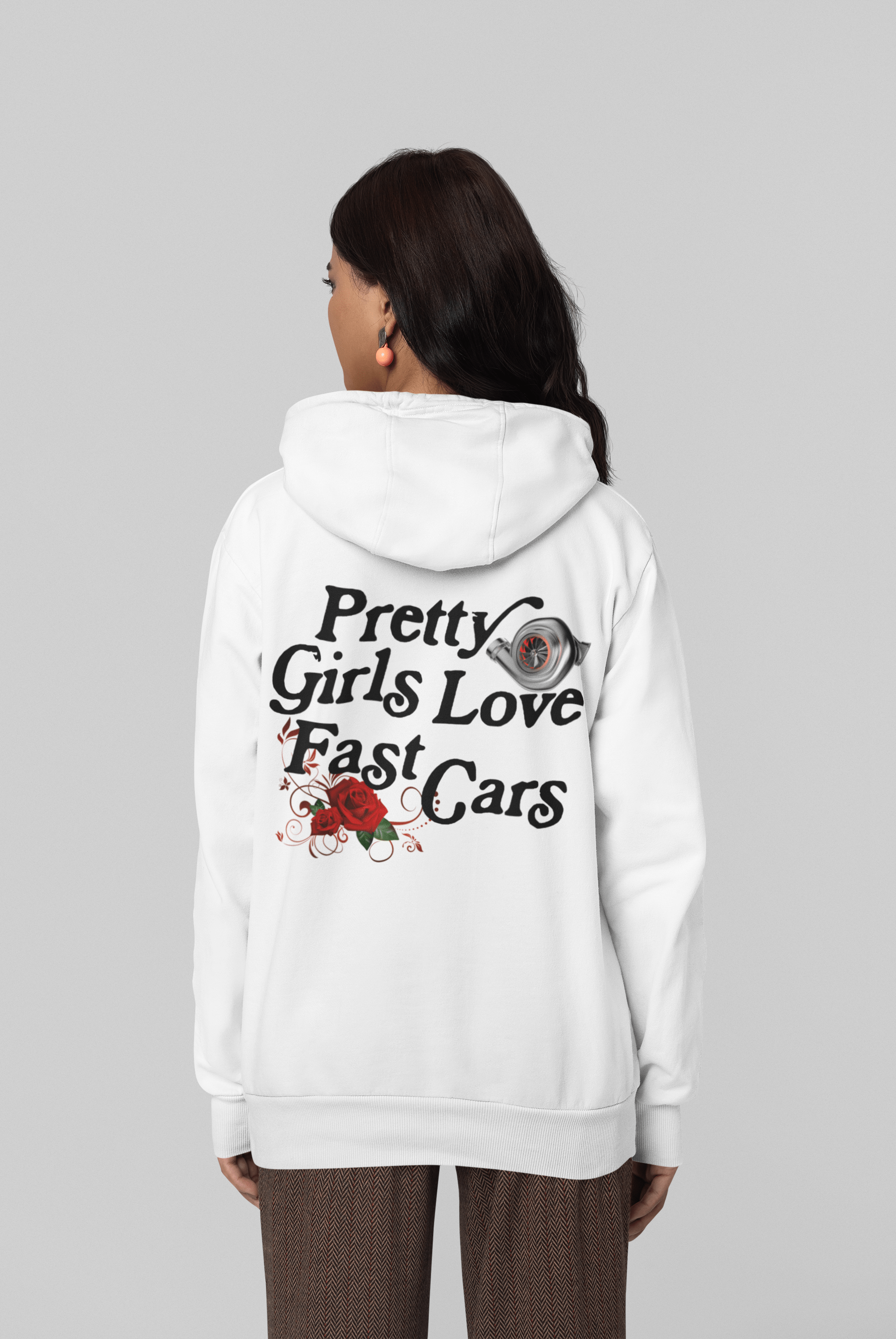 Moletom Com Capuz Pretty Girls Love Fast Cars - GTSC19 - Loja GTS Customs