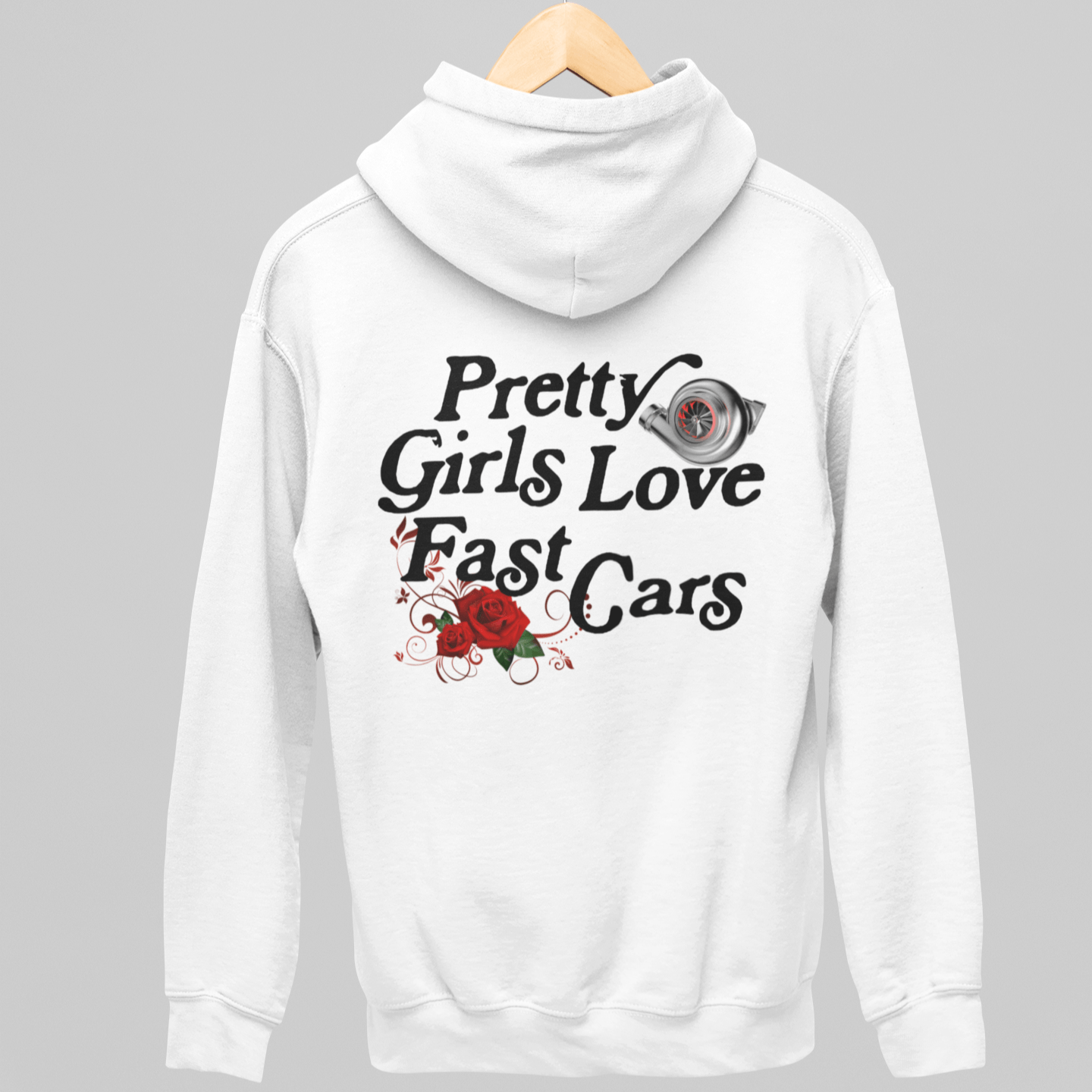 Moletom Com Capuz Pretty Girls Love Fast Cars - GTSC19 - Loja GTS Customs