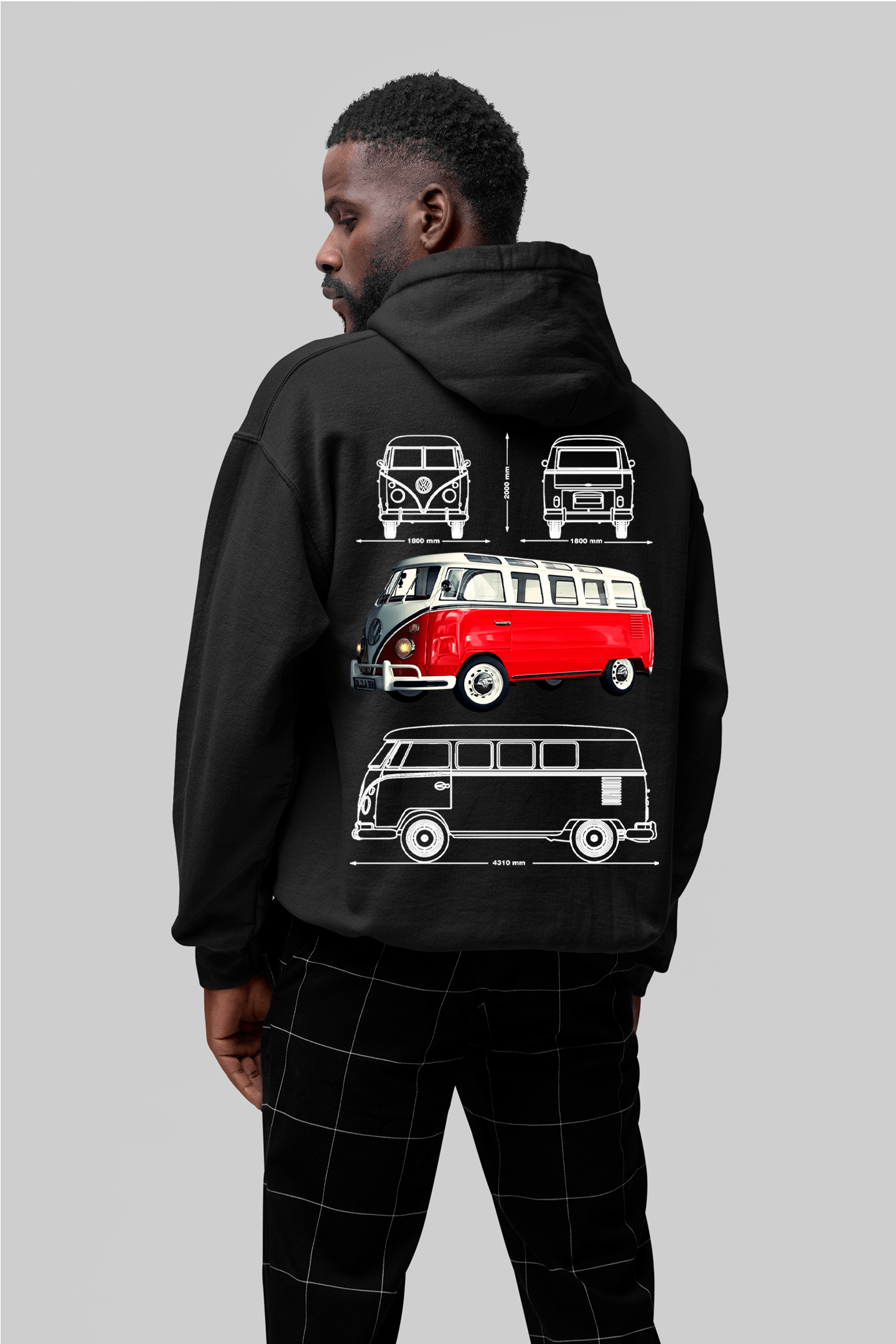 Moletom Com Capuz Volkswagen Kombi - GTSC23 - Loja GTS Customs