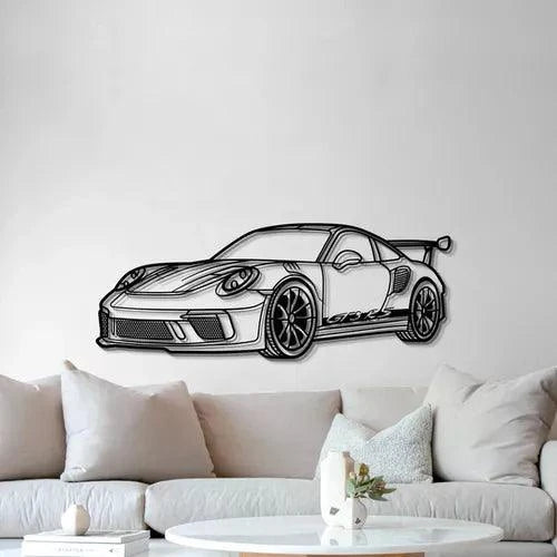 Quadro Decorativo Carro Porsche GT3 RS - Loja GTS Customs