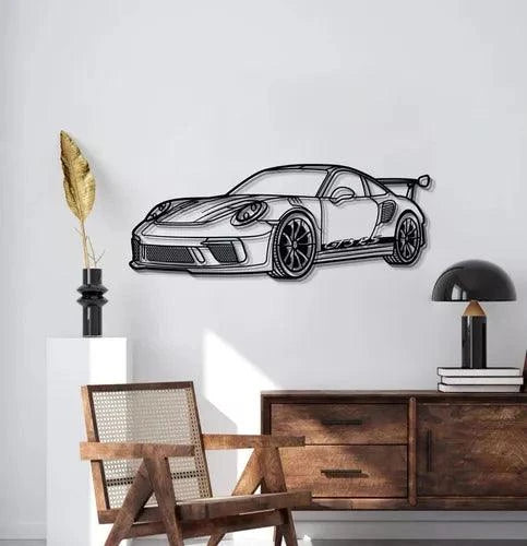Quadro Decorativo Carro Porsche GT3 RS - Loja GTS Customs