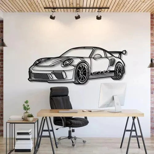 Quadro Decorativo Carro Porsche GT3 RS - Loja GTS Customs
