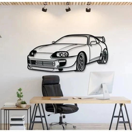 Quadro Decorativo Carro Supra MK4 - Loja GTS Customs