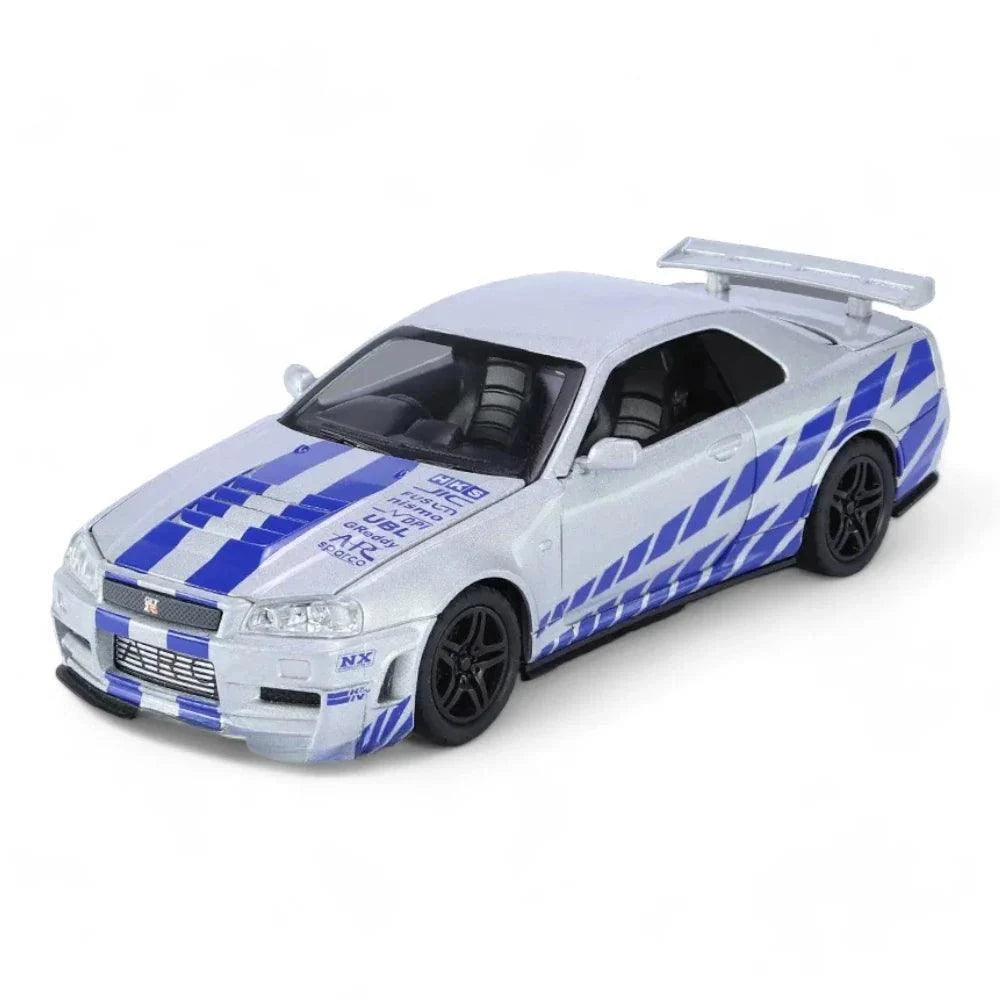 Nissan Skyline GT-R R34 Velozes e Furioso Edition | Escala 1:32 - Loja GTS Customs