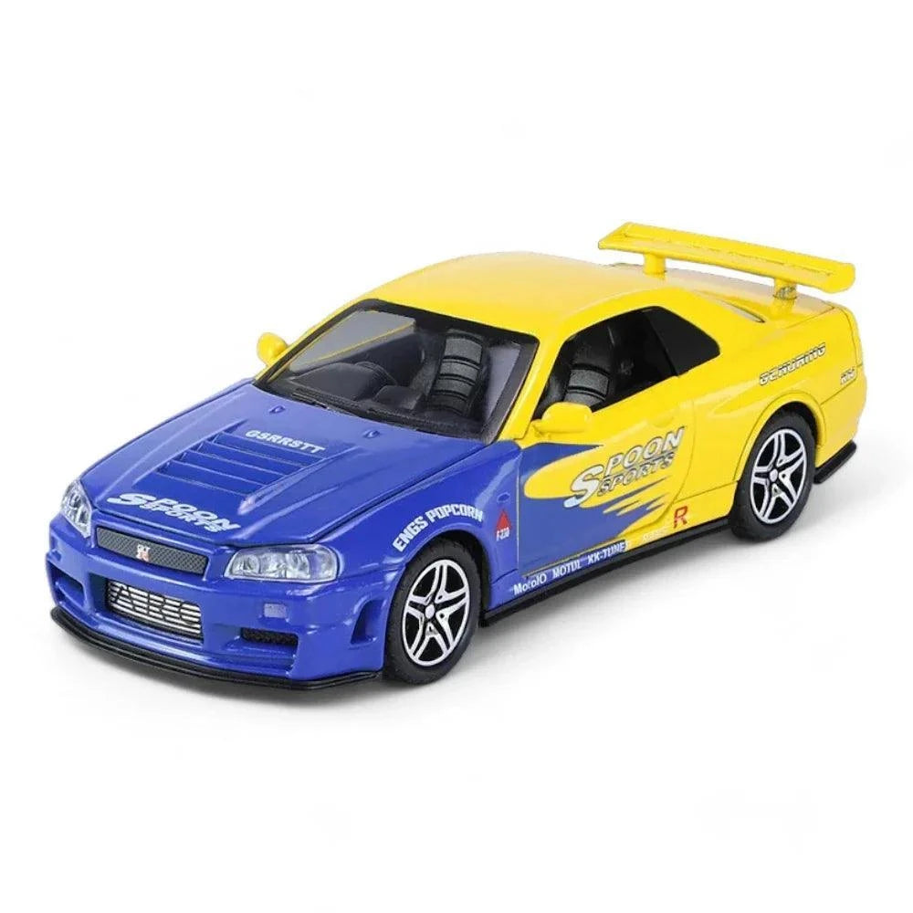 Nissan Skyline GT-R R34 Velozes e Furioso Edition | Escala 1:32 - Loja GTS Customs