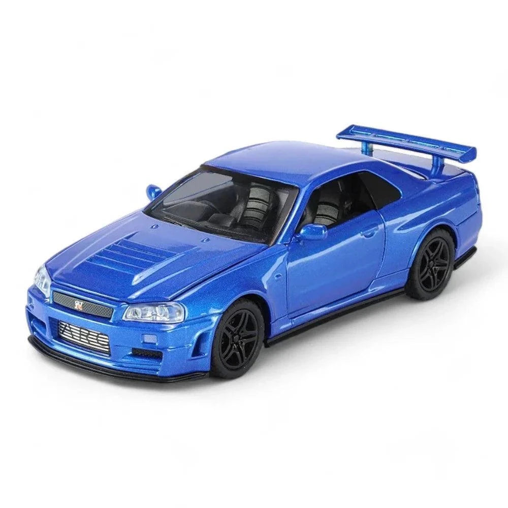 Nissan Skyline GT-R R34 Velozes e Furioso Edition | Escala 1:32 - Loja GTS Customs