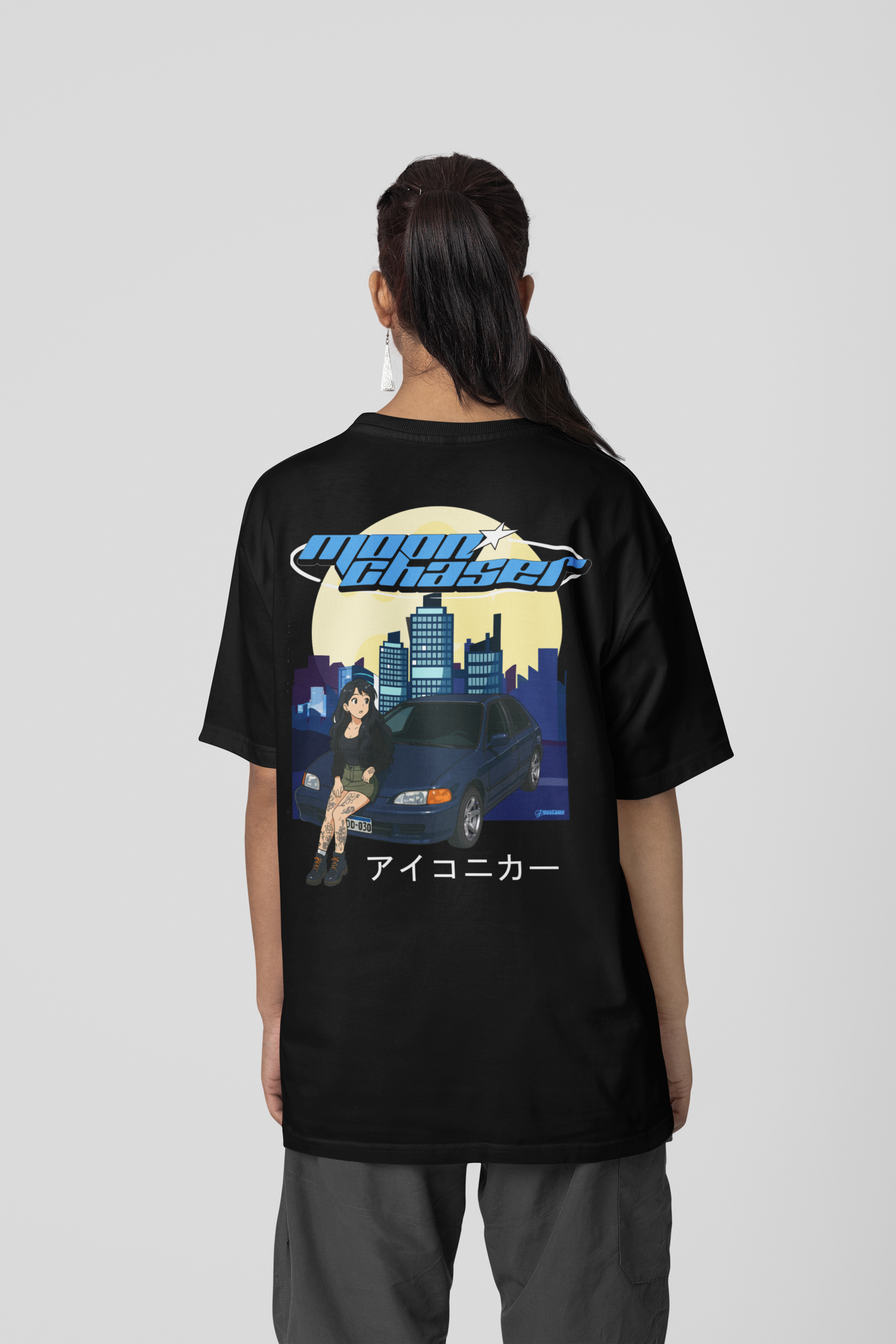 Camiseta Oversized - Limited Edition Collab @civicdamoon
