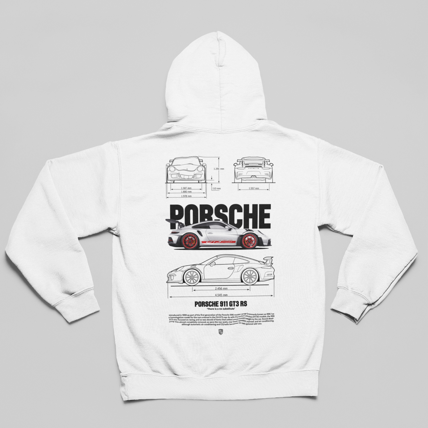 Moletom Com Capuz Porsche 911 GT3 RS - GTSC4