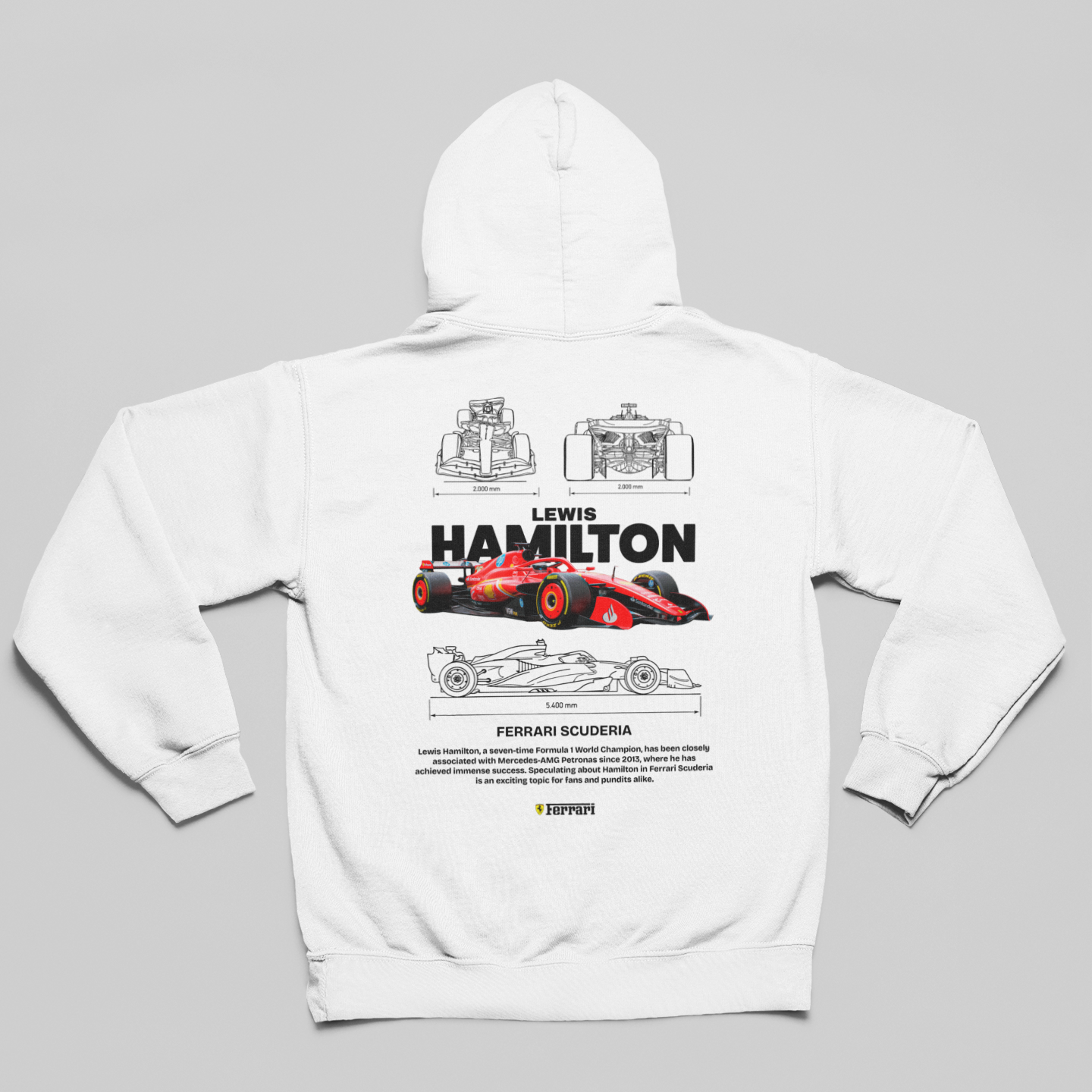Moletom com Capuz Formula 1 Lewis Hamilton - GTSC13
