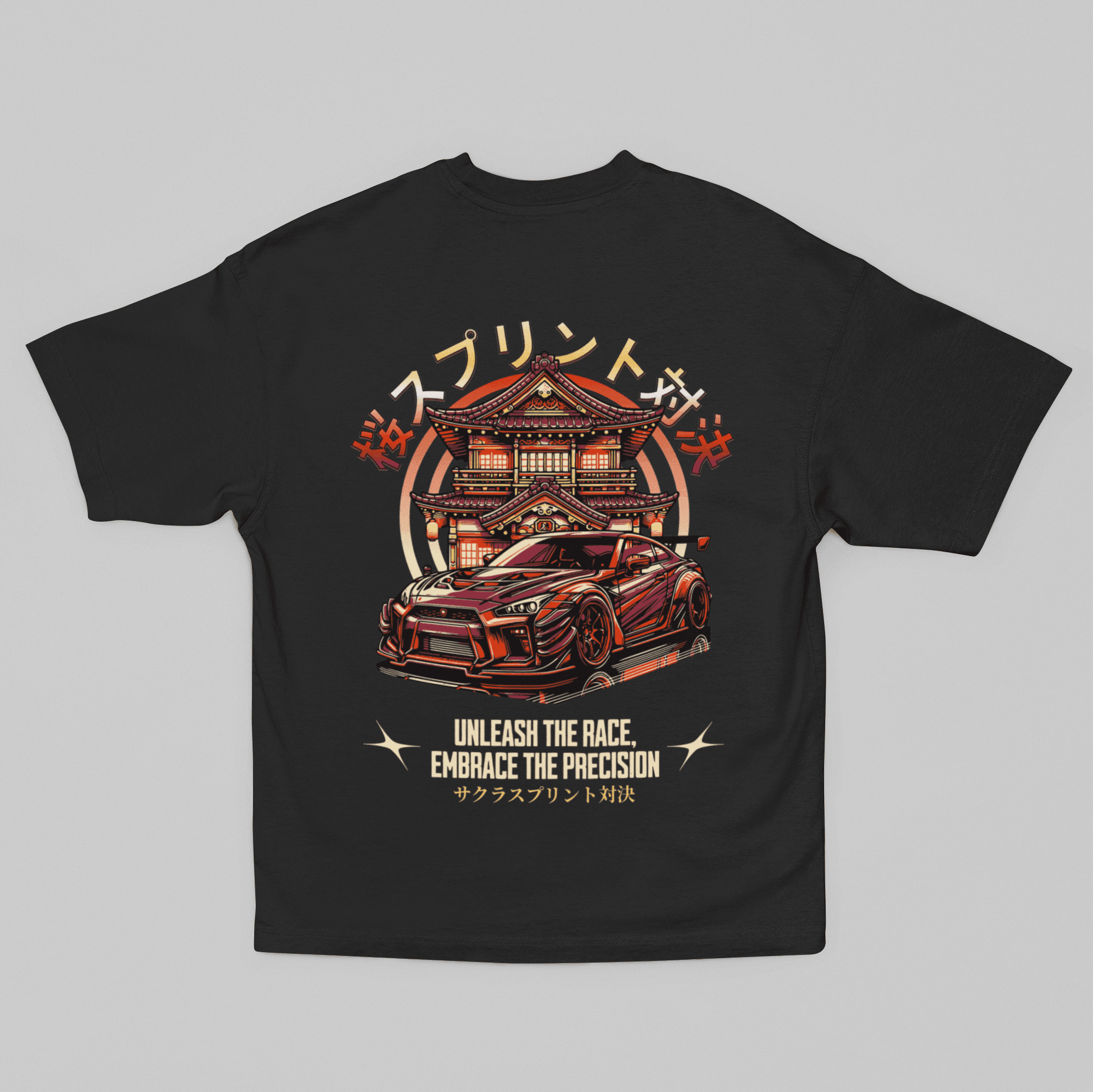 Camiseta Oversized Unleash The Race - GTSO16 - Loja GTS Customs