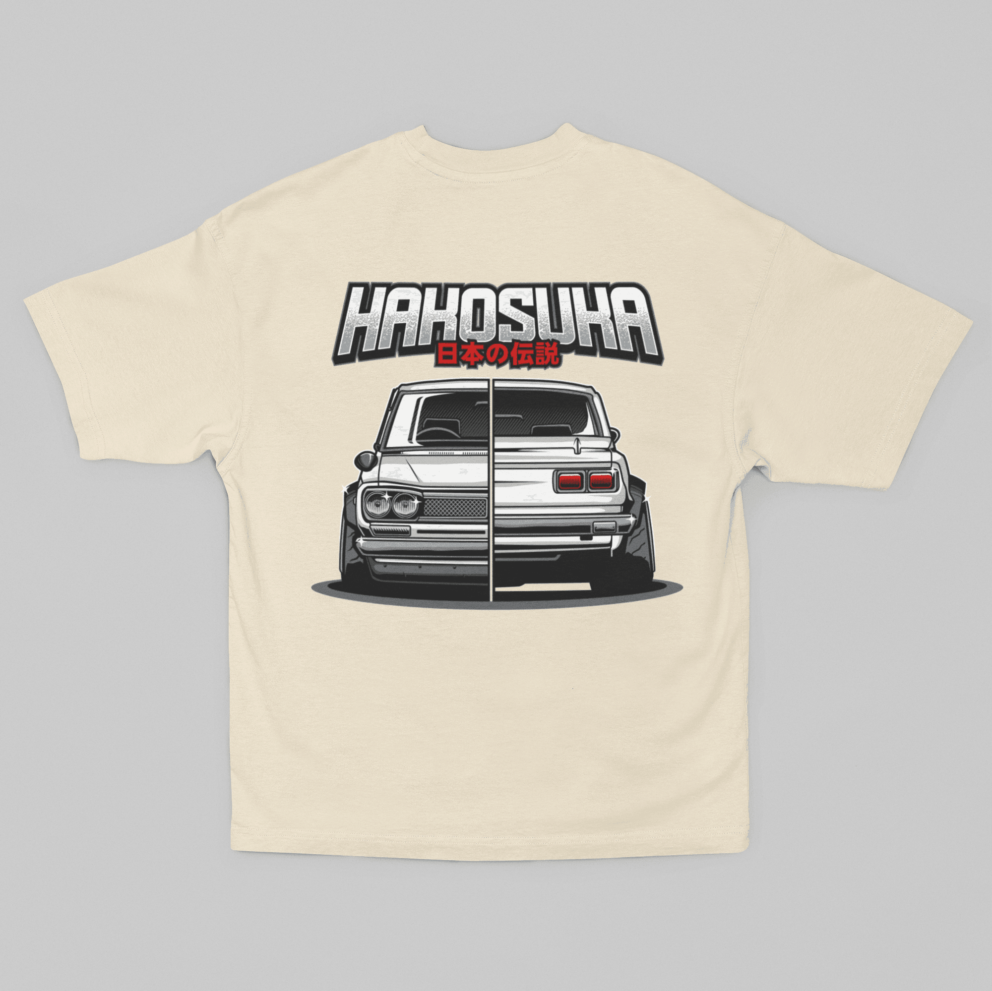 Camiseta Oversized Hakosuka - GTSO10 - Loja GTS Customs