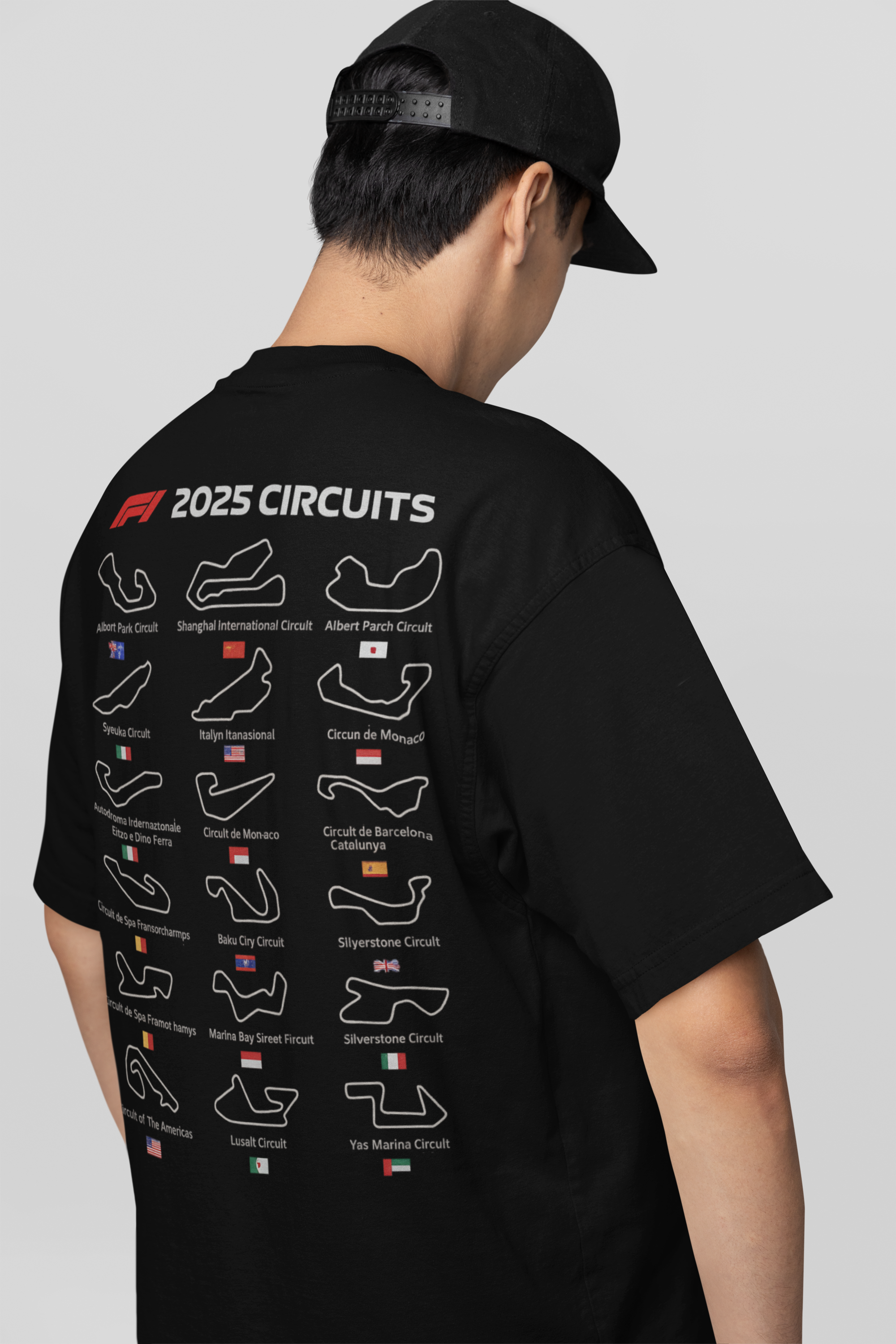 Camiseta Circuits F1 2025 - GTS129