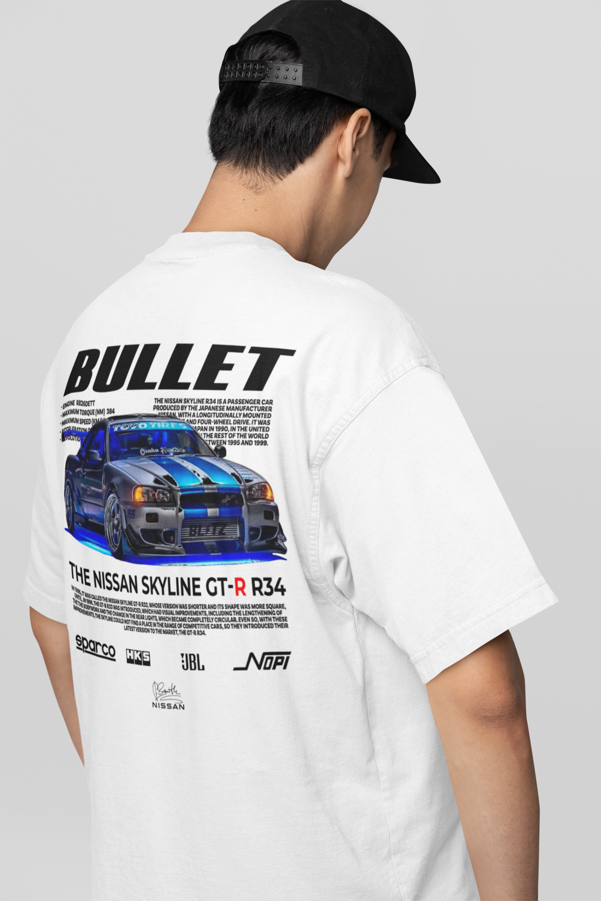 Camiseta do Brian + Skyline GT-R Velozes e Furiosos - GTS60-D - Loja GTS Customs