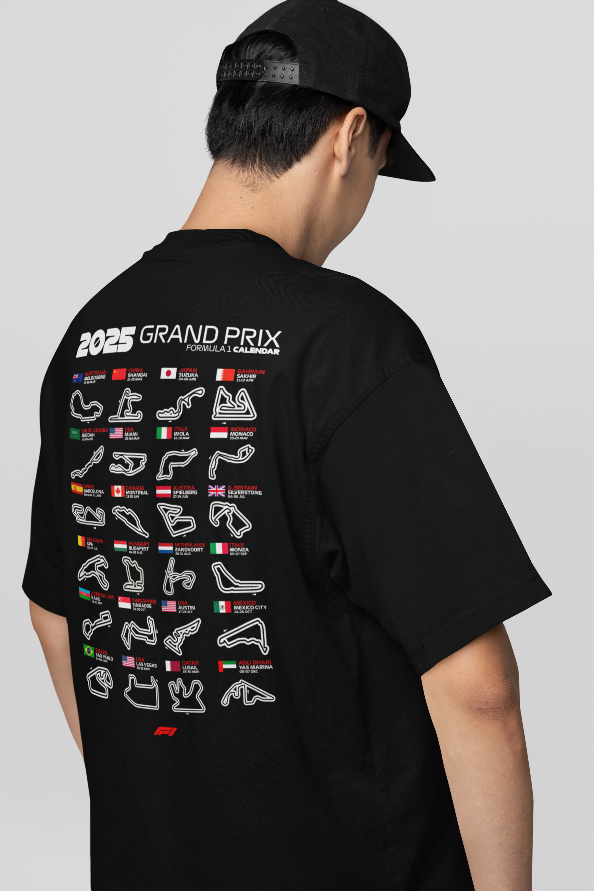 Camiseta Circuits Formula 1 2025 - GTS129
