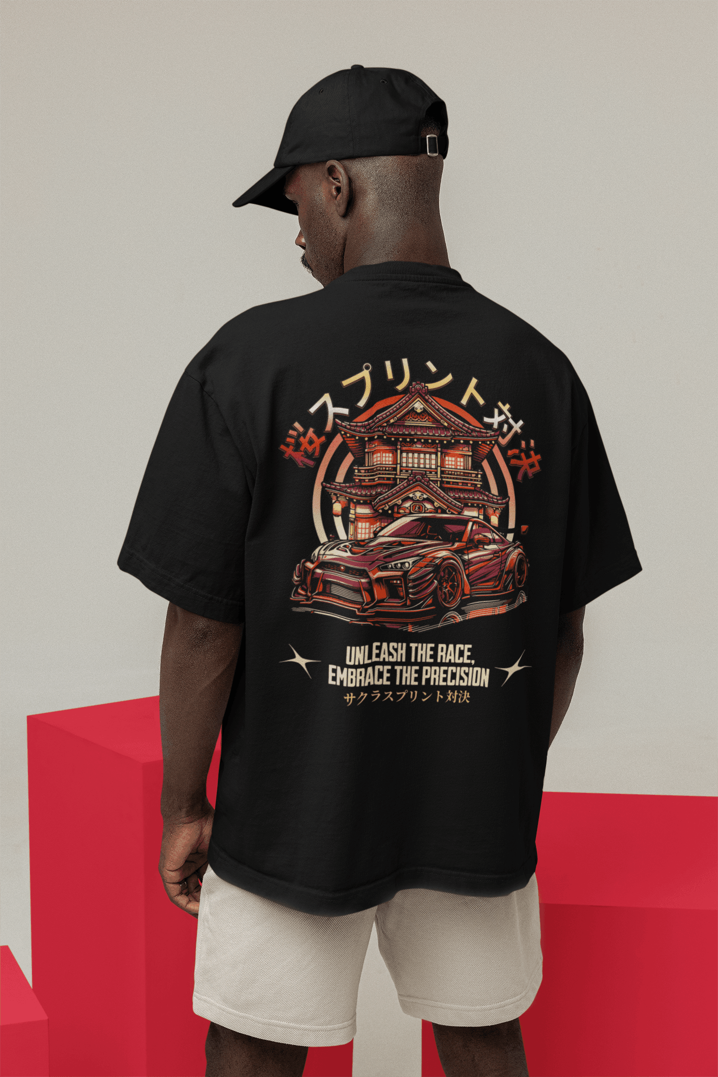 Camiseta Oversized Unleash The Race - GTSO16 - Loja GTS Customs