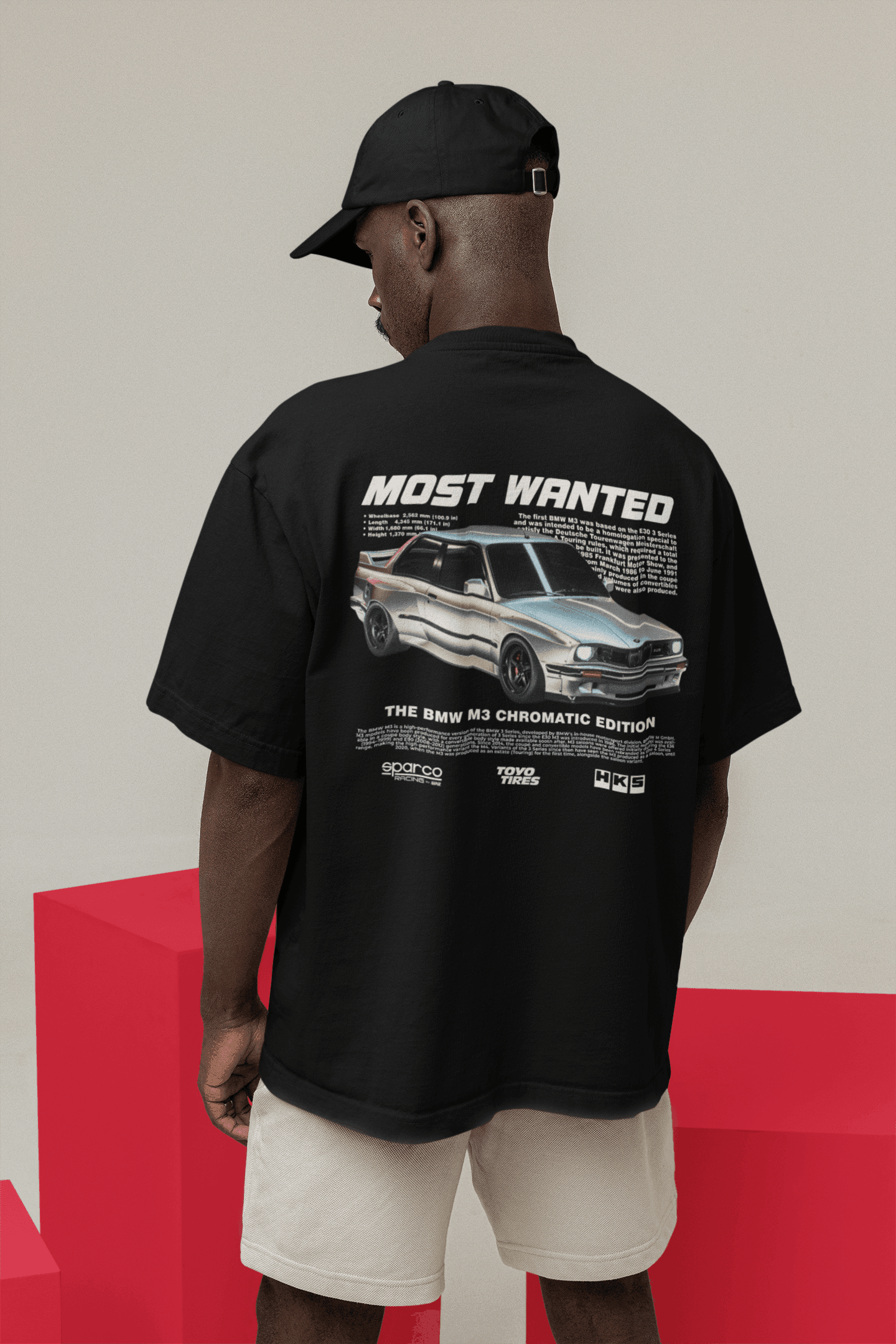 Camiseta Oversized BMW M3 Most Wanted - GTSO28 - Loja GTS Customs