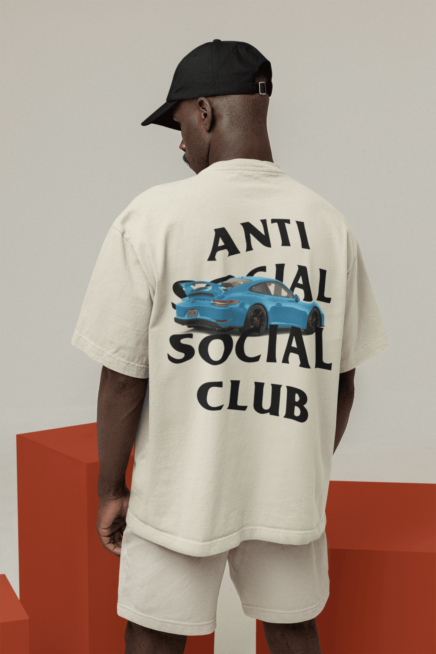 Camiseta Oversized Anti Social Porsche Club - GTS05 - Loja GTS Customs