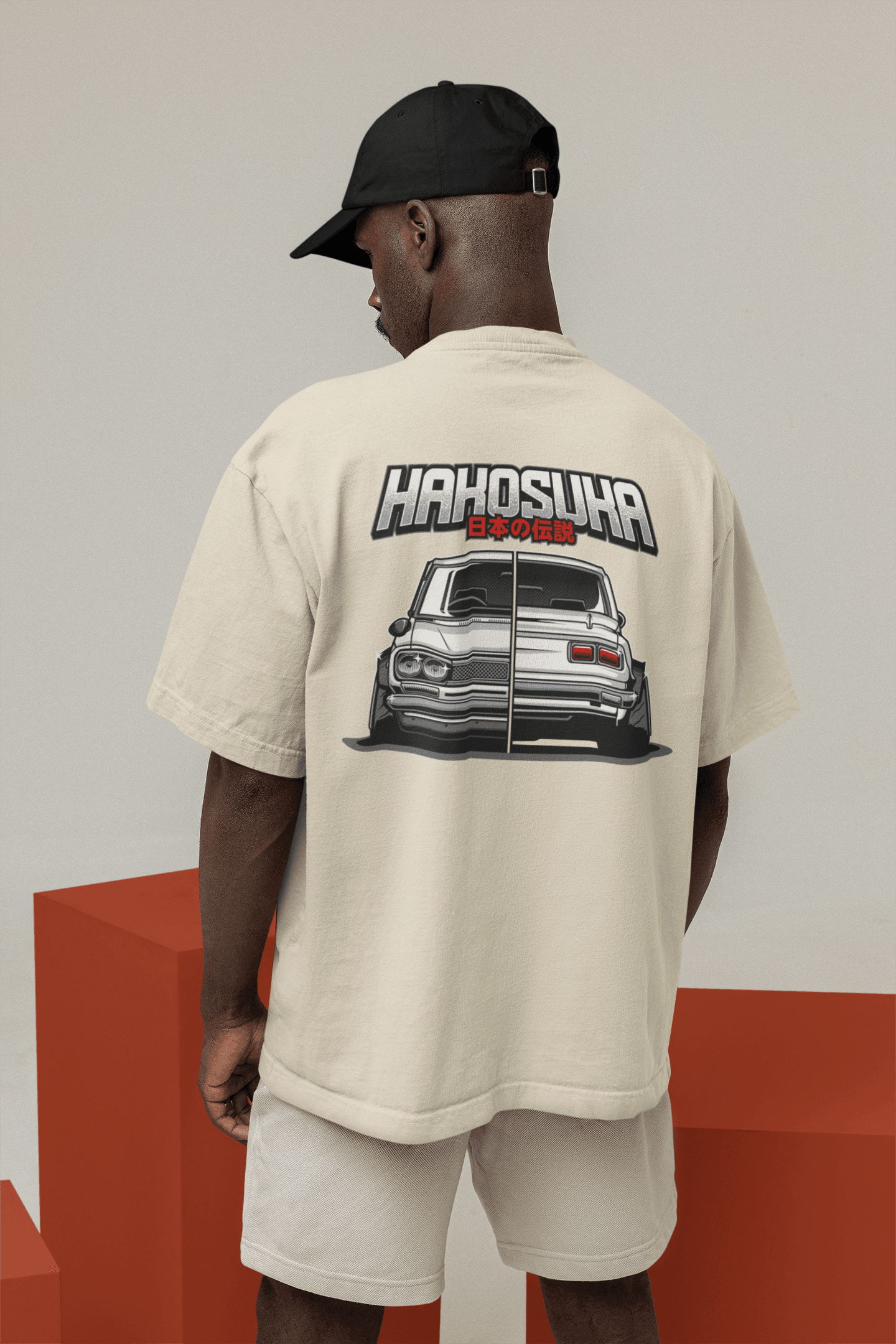Camiseta Oversized Hakosuka - GTSO10 - Loja GTS Customs