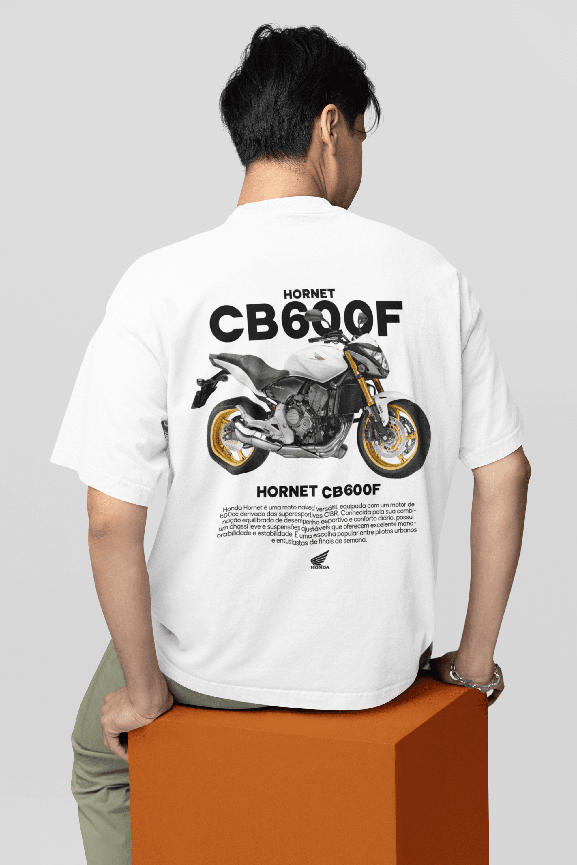 Camiseta Honda Hornet CB600F - GTS90 - Loja GTS Customs