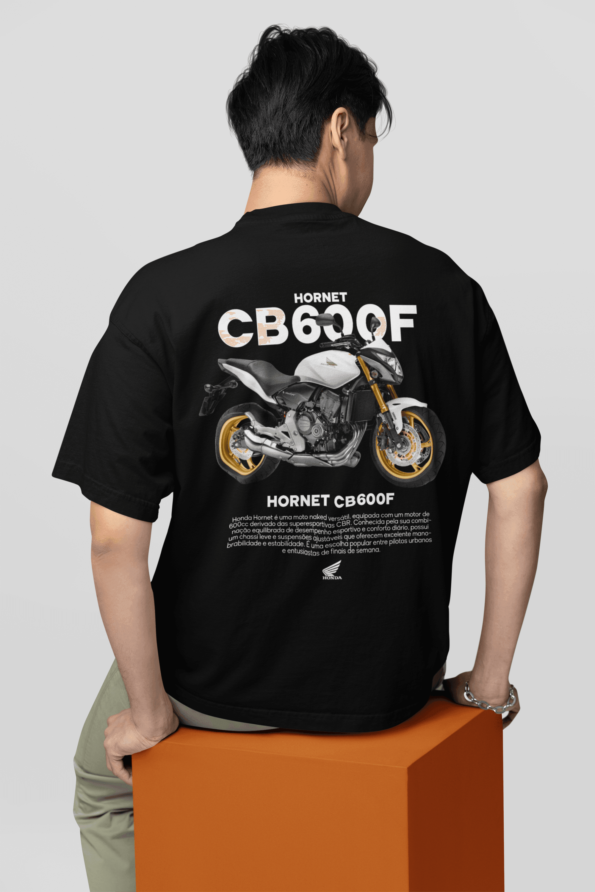 Camiseta Honda Hornet CB600F - GTS90 - Loja GTS Customs