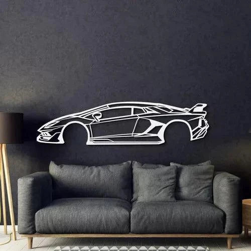 Quadro Decorativo Lamborghini Aventador SVJ - Loja GTS Customs