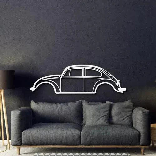Quadro Decorativo Carro Fusca Clássico - Loja GTS Customs