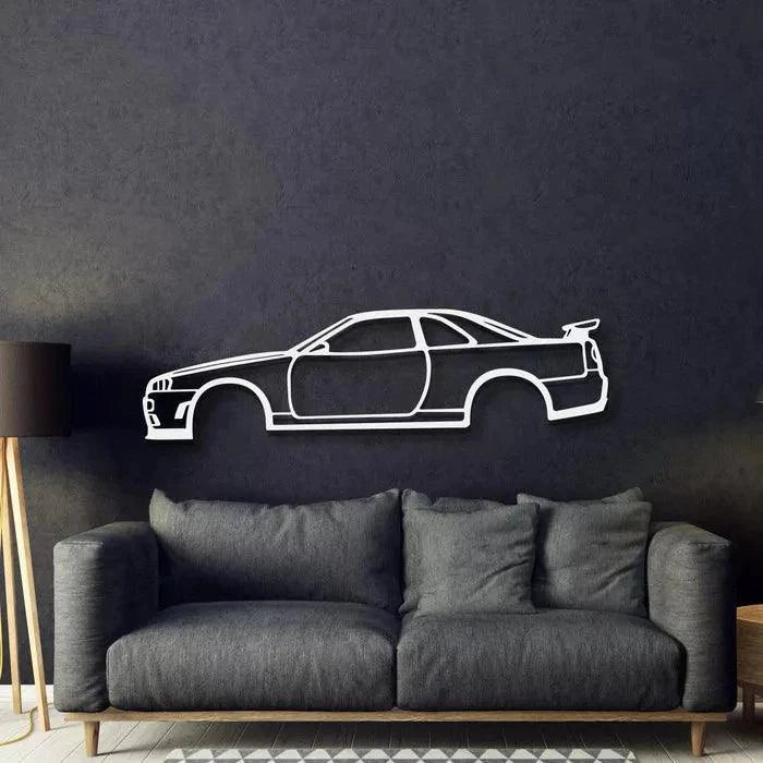 Quadro Decorativo Carro Nissan Skyline R34 - Loja GTS Customs